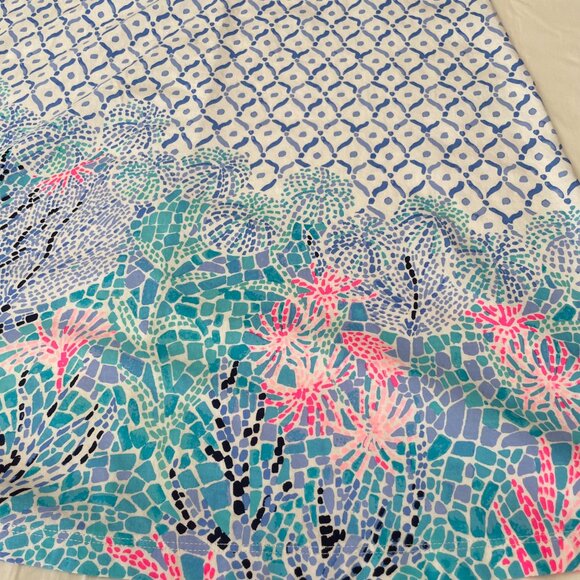 Lilly Pulitzer Luella Sleeveless Shift Swing Dress in Sea La Vie - Picture 14 of 14